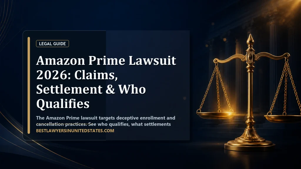 Amazon Prime Lawsuit 2026: Claims, Settlement & Who Qualifies featured legal article image