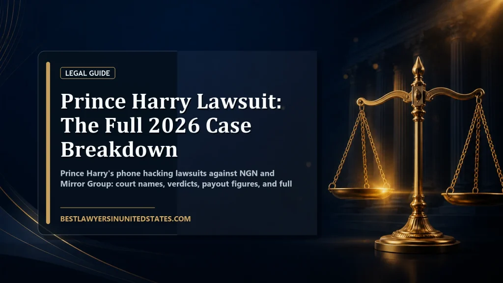 Prince Harry Lawsuit: The Full 2026 Case Breakdown featured legal article image
