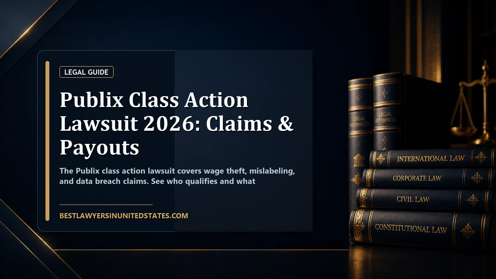 Publix Class Action Lawsuit 2026: Claims & Payouts featured legal article image