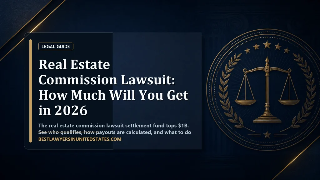 Real Estate Commission Lawsuit: How Much Will You Get in 2026 featured legal article image