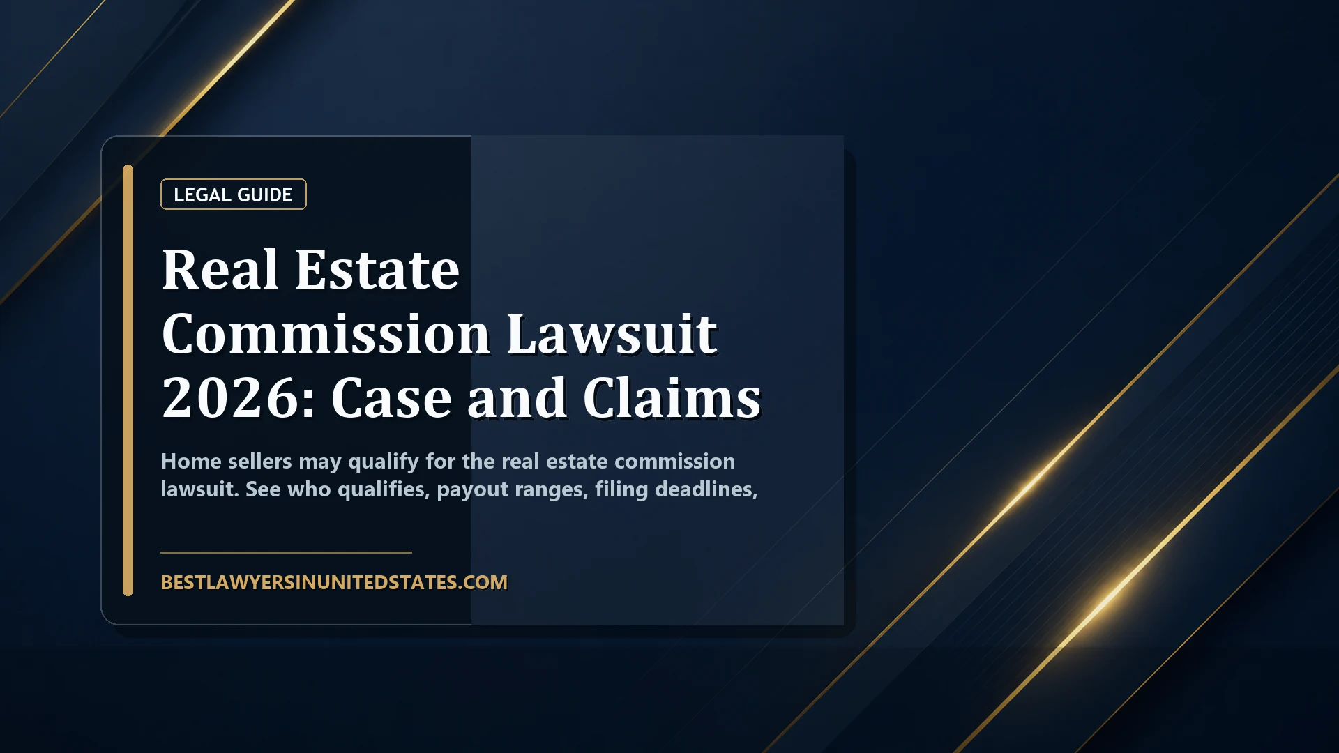 Real Estate Commission Lawsuit 2026: Case and Claims featured legal article image