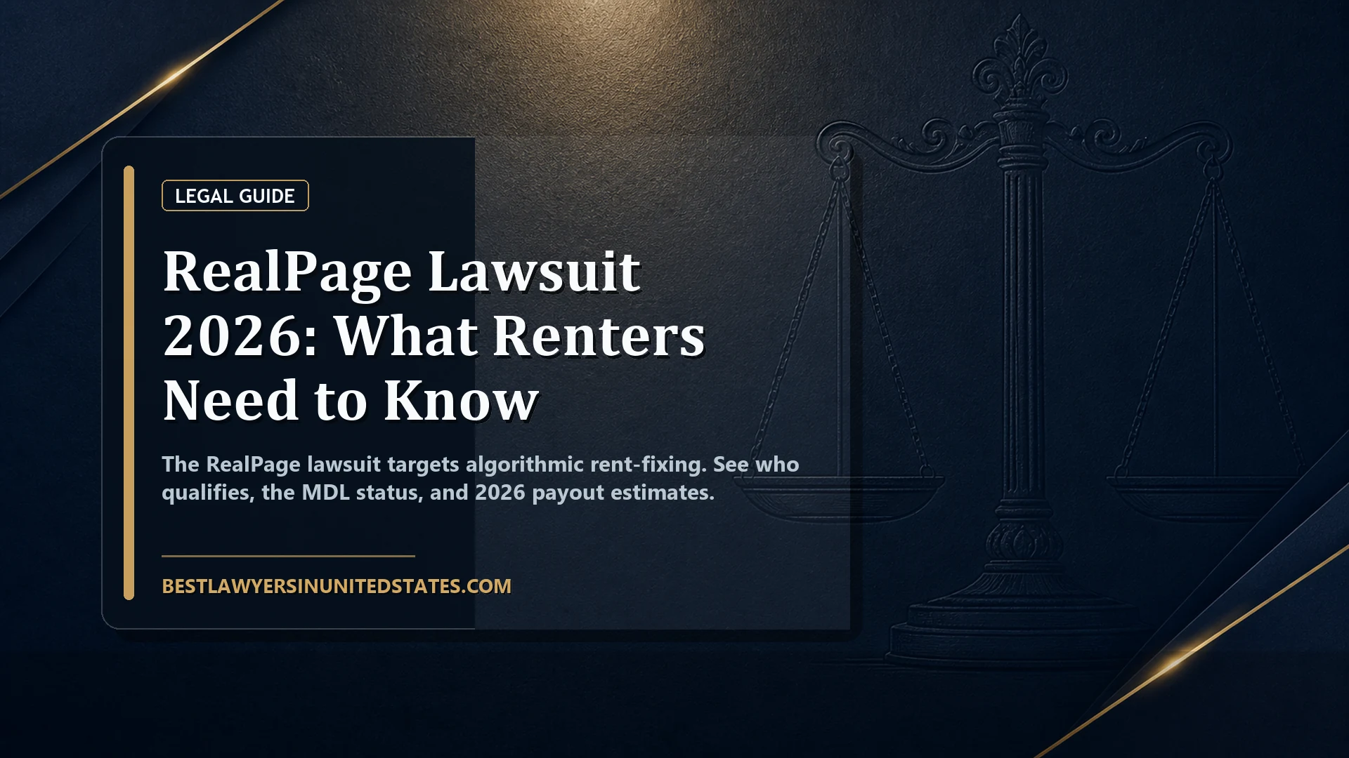 RealPage Lawsuit 2026: What Renters Need to Know featured legal article image