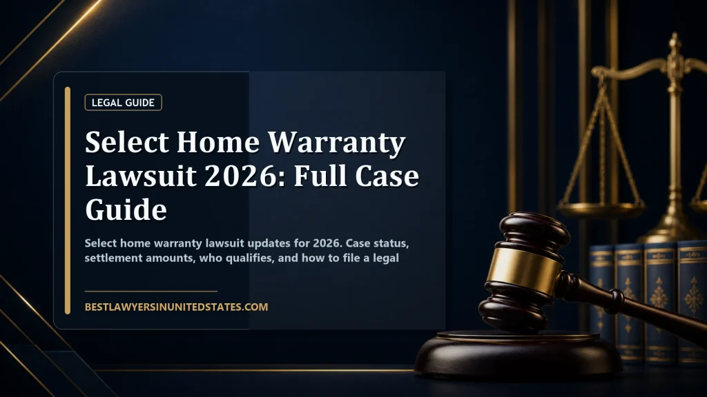 Select Home Warranty Lawsuit 2026: Full Case Guide featured legal article image