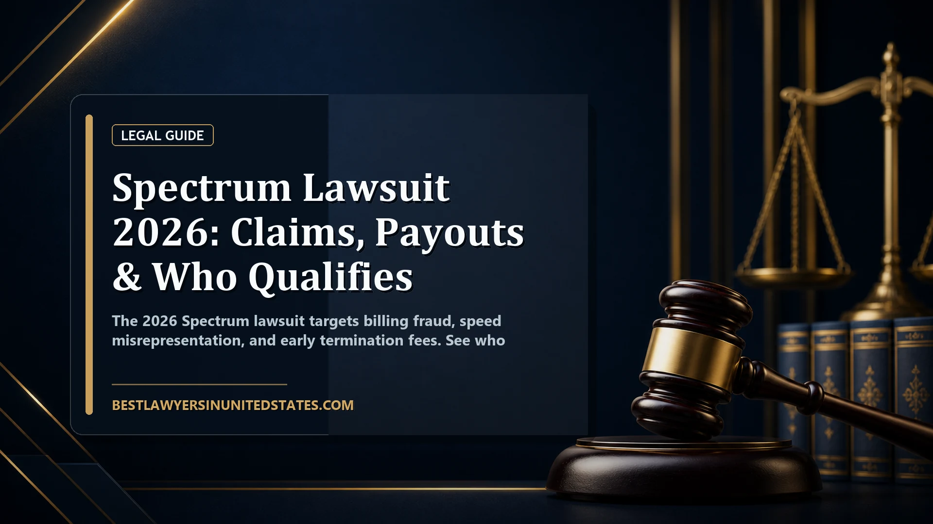 Spectrum Lawsuit 2026: Claims, Payouts & Who Qualifies featured legal article image