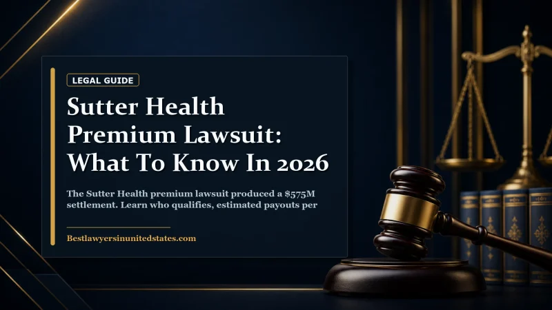Sutter Health Premium Lawsuit: What to Know in 2026 featured legal article image