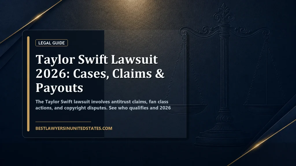 Taylor Swift Lawsuit 2026: Cases, Claims & Payouts featured legal article image