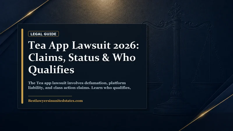Tea App Lawsuit 2026: Claims, Status & Who Qualifies featured legal article image