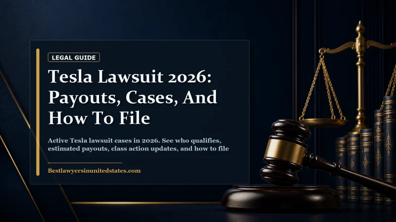 Tesla Lawsuit 2026: Payouts, Cases, and How to File featured legal article image