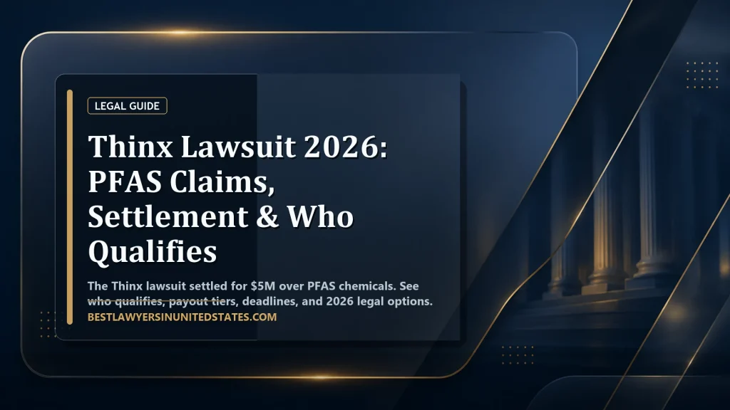 Thinx Lawsuit 2026: PFAS Claims, Settlement & Who Qualifies featured legal article image