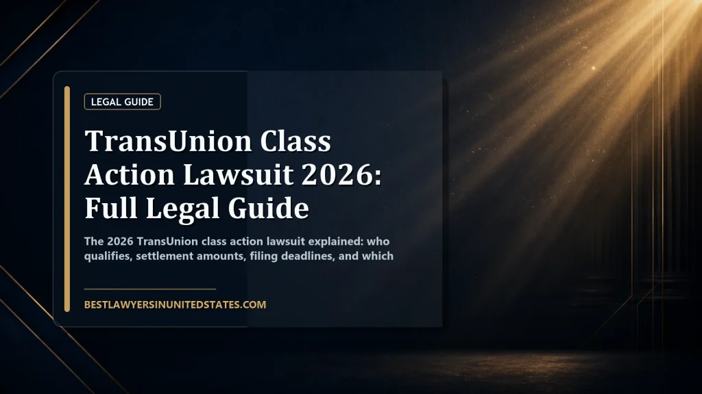 TransUnion Class Action Lawsuit 2026: Full Legal Guide featured legal article image