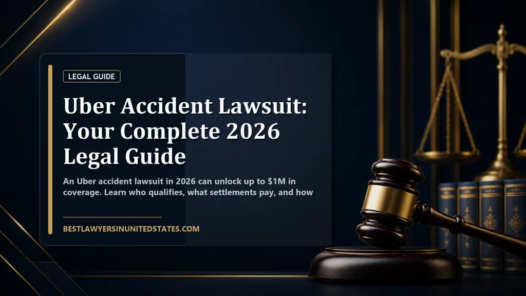 Uber Accident Lawsuit: Your Complete 2026 Legal Guide featured legal article image