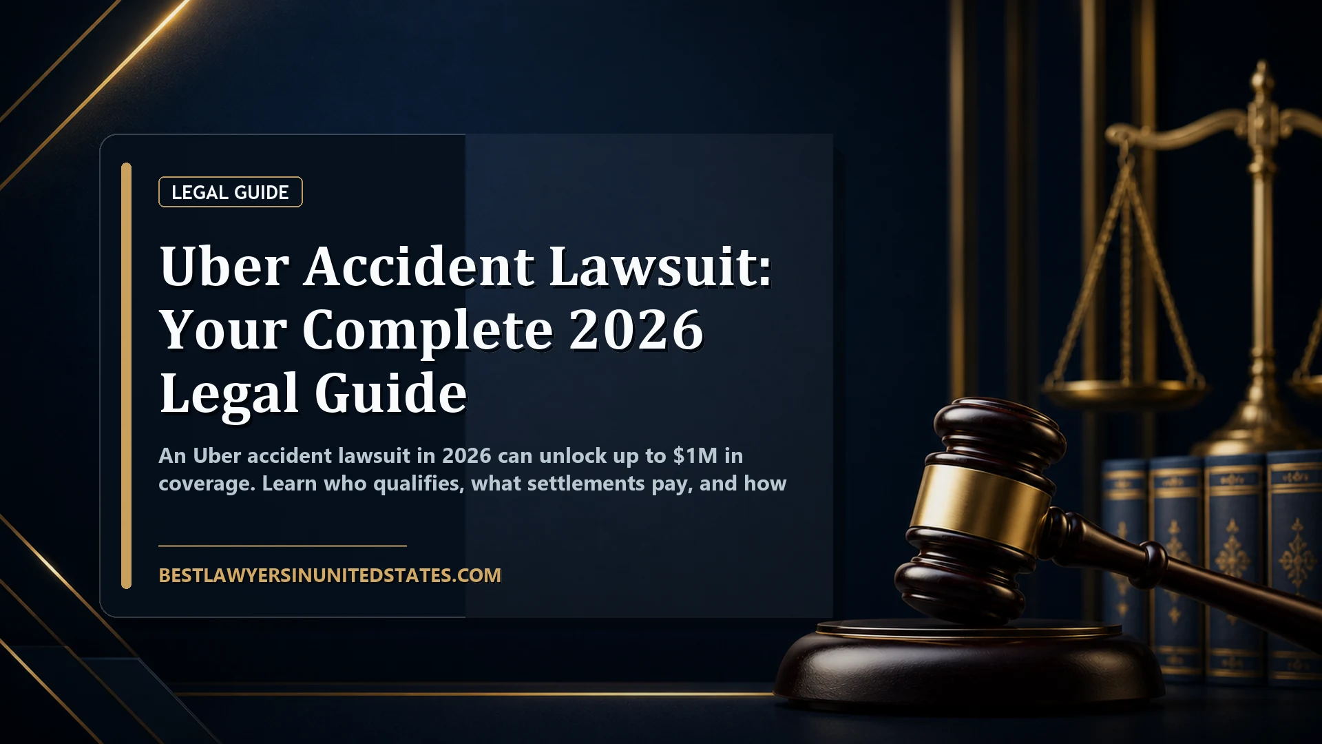 Uber Accident Lawsuit: Your Complete 2026 Legal Guide featured legal article image