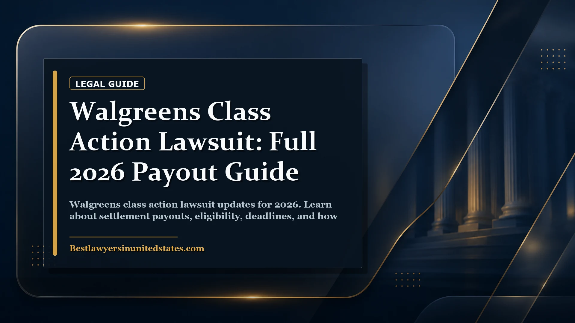 Walgreens Class Action Lawsuit: Full 2026 Payout Guide featured legal article image