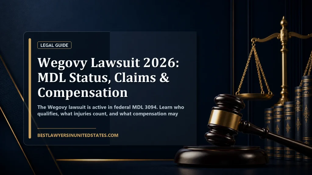 Wegovy Lawsuit 2026: MDL Status, Claims & Compensation featured legal article image