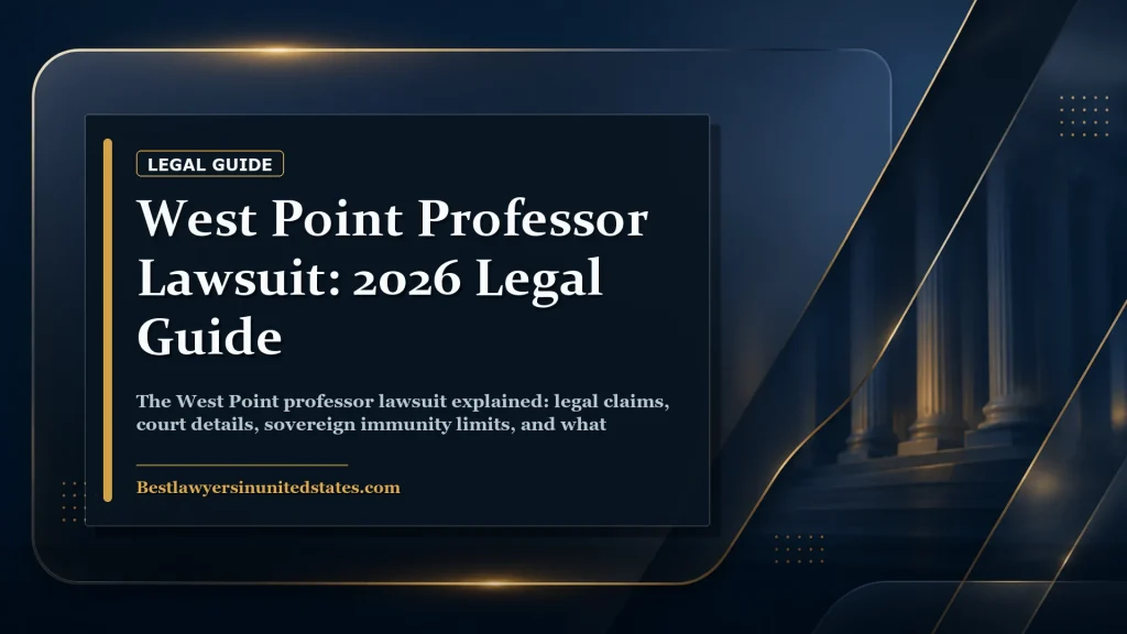 West Point Professor Lawsuit: 2026 Legal Guide featured legal article image